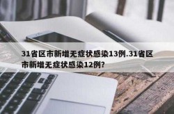 31省区市新增无症状感染13例（31个省今天新增多少例）