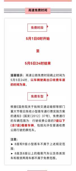 51高速免费时间表2023(2025年五一免过路费吗)