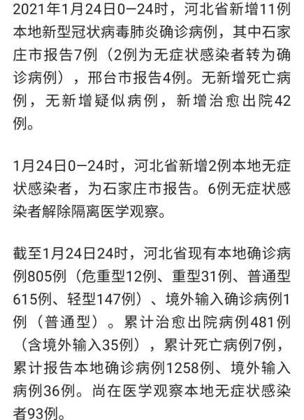 河北今天疫情最新消息(河北最新疫情)