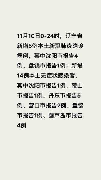 沈阳新增本土确诊1例(辽宁新增本土确诊详情)