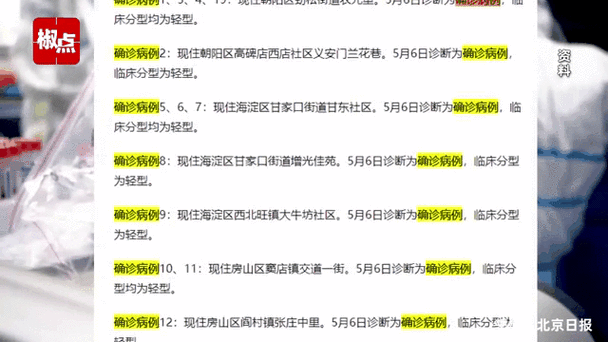 北京新增本土确诊5例是哪里的(北京新增本土确诊详情)