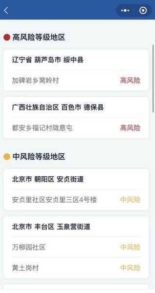 风险地区查询最新北京(北京现在属于什么风险地区最新)